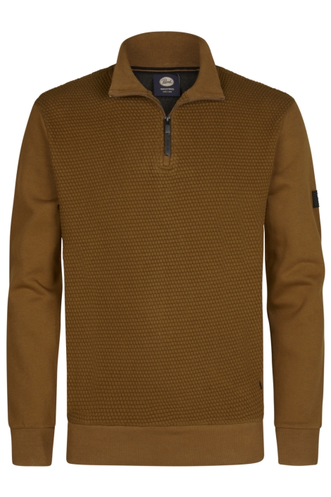 Petrol Industries men sweater collar zip